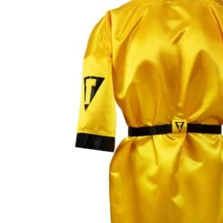 TITLE Boxing Pro Full Length Boxing Robe -Top Boxing Store TSRFL2 GD BK 05