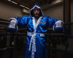TITLE Boxing Pro Full Length Robe 3.0 -Top Boxing Store TSRFL3BLWH 3