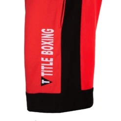 TITLE Boxing Dual Stripe Sweat Shorts -Top Boxing Store TTSV4 RD BK 2