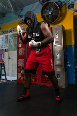 TITLE Boxing Dual Stripe Sweat Shorts -Top Boxing Store TTSV4RDBK 11223279 dd40 4e1d 9fc8 96b28d6cd2ca