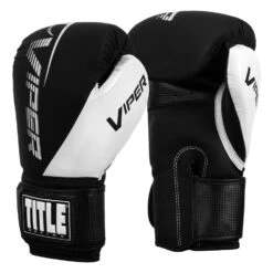 Viper By TITLE Boxing Strike Bag Gloves 2.0 -Top Boxing Store VSBG2 BK WH 002