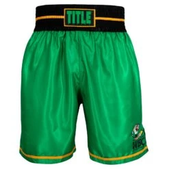 WBC By TITLE Boxing Professional Boxing Trunks -Top Boxing Store WBCBT GN BK 2
