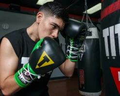 WBC By TITLE Boxing Sparring Gloves -Top Boxing Store WBCSGBKGNGD 1