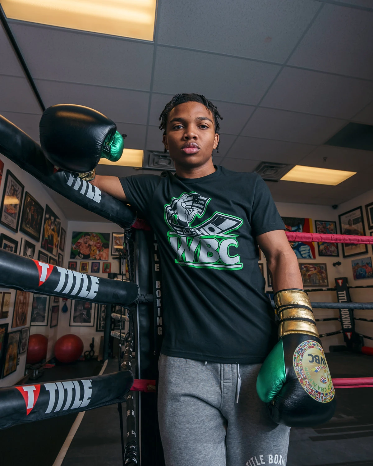 WBC By TITLE Boxing Flag Tee 2 WBC By TITLE Boxing Flag Tee - Image 2