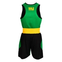 WBC By TITLE Boxing Amateur Competition Outfit 15 WBC By TITLE Boxing Amateur Competition Outfit -Top Boxing Store WBCTABS BK GN 2