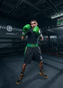 WBC By TITLE Boxing Sweat Shorts -Top Boxing Store WBCTTSBKGR 1