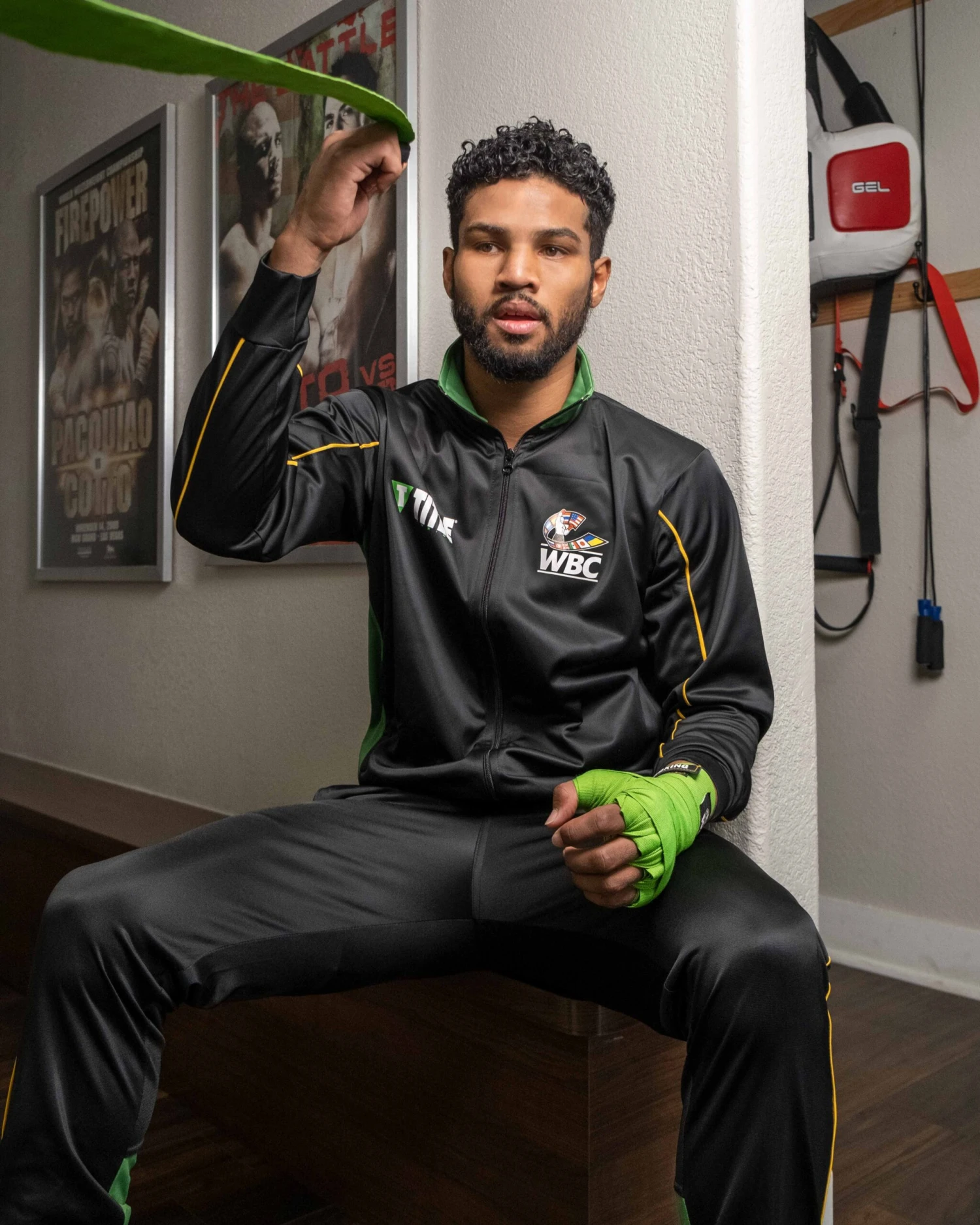 WBC By TITLE Boxing Warm-Up Suit 2 WBC By TITLE Boxing Warm-Up Suit - Image 2