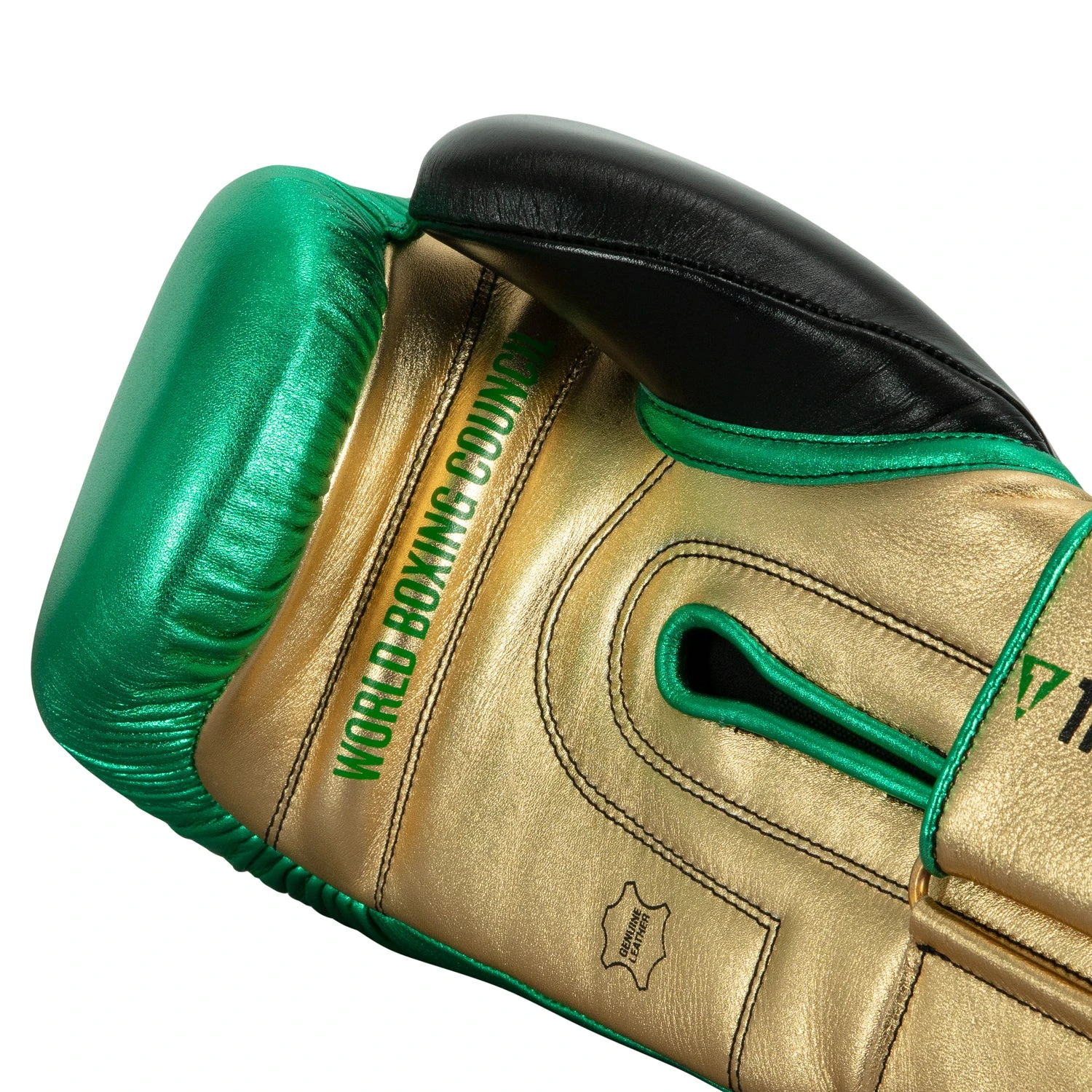 WBC By TITLE Boxing Green Belt Bag Gloves 11 WBC By TITLE Boxing Green Belt Bag Gloves - Image 11