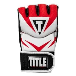 TITLE MMA Command Pro Fight Gloves -Top Boxing Store XMCPFG RD WH 003