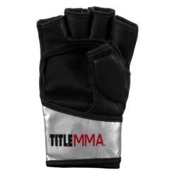 TITLE MMA Menace Metallic Training Gloves -Top Boxing Store XMMTG SV BK 004
