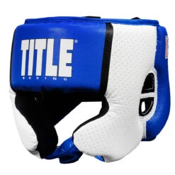 TITLE Boxing Aerovent Elite USA Boxing Competition Headgear – With Cheeks -Top Boxing Store achex bl 1