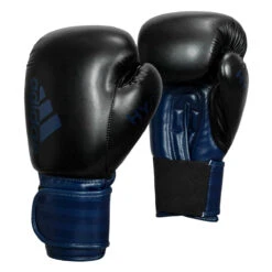 Adidas Hybrid 100 Boxing Gloves -Top Boxing Store adih100 bk bl 002