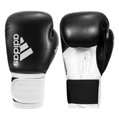 Adidas Hybrid 100 Boxing Gloves -Top Boxing Store adih100 bk wh 001 2
