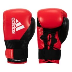 Adidas Hybrid 250 Training Gloves -Top Boxing Store adih250tg rd bk 1 1