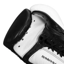 Adidas Hybrid 350 Elite Pro Fight Gloves -Top Boxing Store adih750fg bk wh 5 1