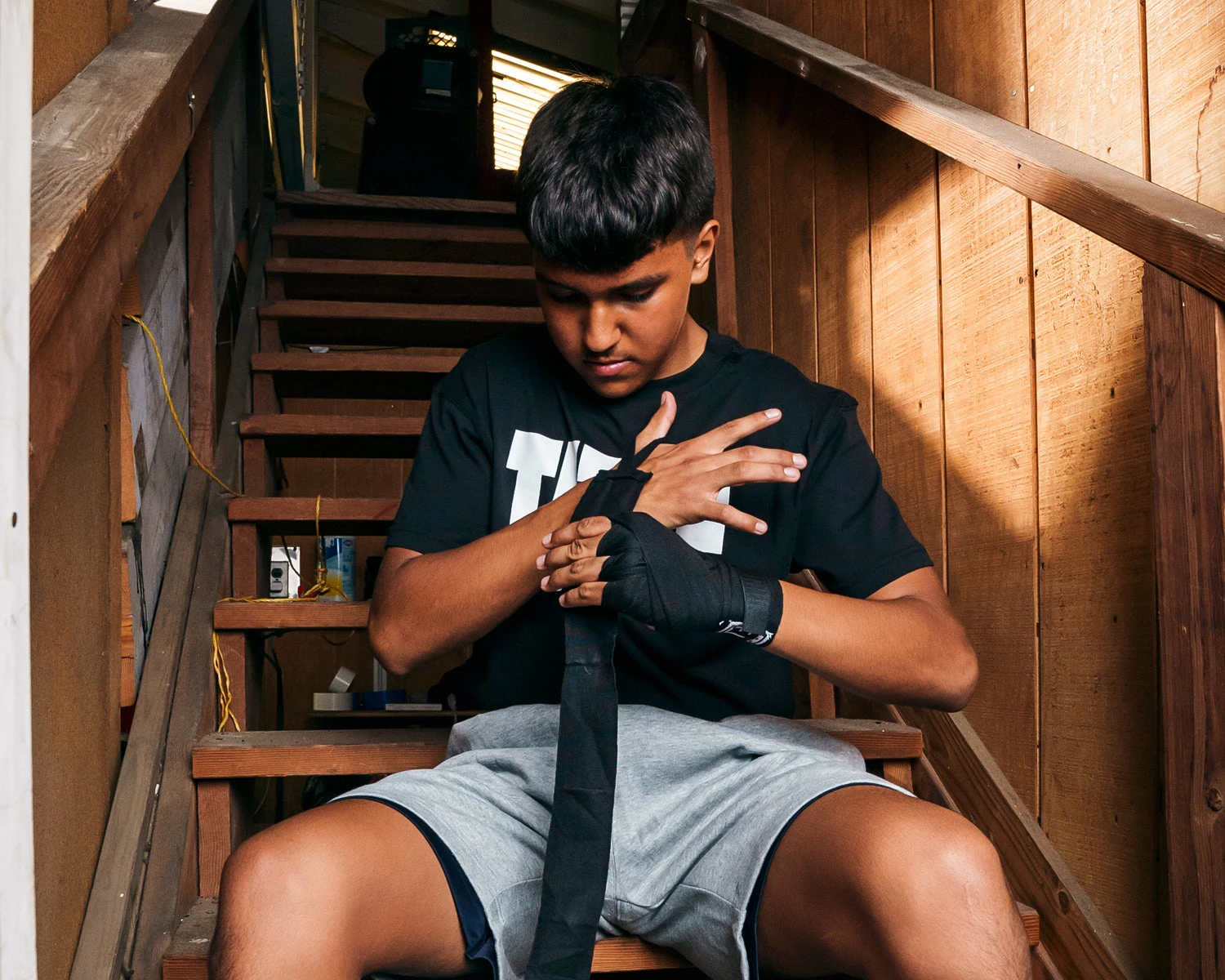 TITLE Boxing Advanced Semi-Elastic 110” Assorted Hand Wraps (10 Pair) 7 TITLE Boxing Advanced Semi-Elastic 110” Assorted Hand Wraps (10 Pair) - Image 7