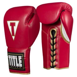 TITLE Boxeo Mexican Leather Lace Training Gloves Quatro -Top Boxing Store batgl4 rd wh 1 1