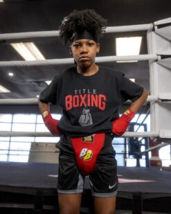 BOOM BOOM Boxing Battle Youth Groin Protector -Top Boxing Store bbgpy rd bk