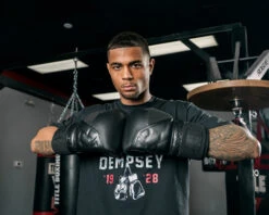 TITLE Black Phantom Bag Gloves -Top Boxing Store bkpbg bk 1