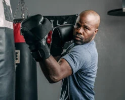 TITLE Black Phantom Bag Gloves -Top Boxing Store bkpbg bk 5