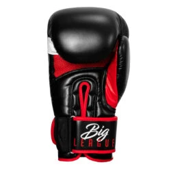 TITLE Boxing Leather Big League Bag Gloves -Top Boxing Store blbg2 bk rd 04