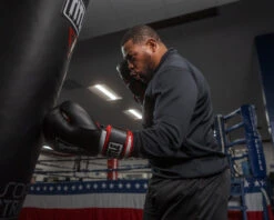 TITLE Boxing Leather Big League Bag Gloves -Top Boxing Store blbg2 bk rd wh 4 2