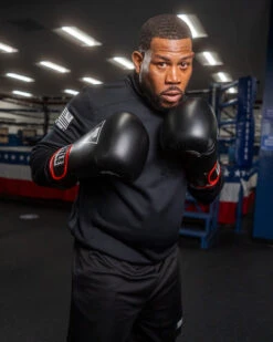 TITLE Boxing Leather Big League Bag Gloves -Top Boxing Store blbg2 bk rd wh 5 1