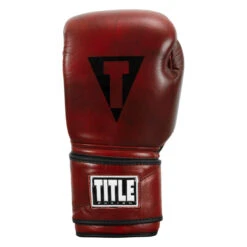 TITLE Boxing Blood Red Leather Bag Gloves -Top Boxing Store brbg rd 003 4