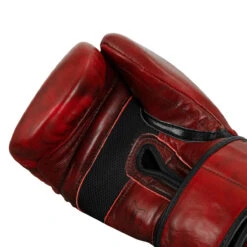 TITLE Boxing Blood Red Leather Bag Gloves -Top Boxing Store brbg rd 005 4