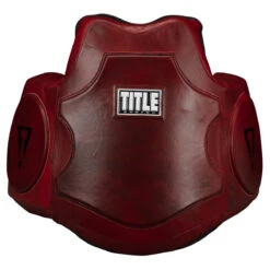 TITLE Boxing Blood Red Leather Body Protector -Top Boxing Store brmmbp rd 2