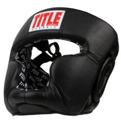 TITLE Classic Full Coverage Training Headgear 2.0 -Top Boxing Store cphgf2 bk 4