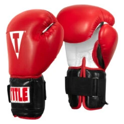 TITLE Classic Power Weight Bag Gloves -Top Boxing Store cpwbg rd bk 02 18