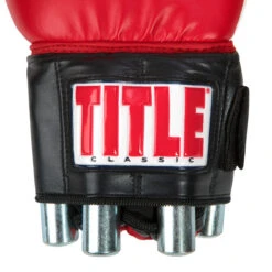 TITLE Classic Power Weight Bag Gloves -Top Boxing Store cpwbg rd bk 06 18