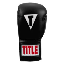 TITLE Classic Leather Lace Training Gloves 2.0 -Top Boxing Store ctsgl2 bk 03