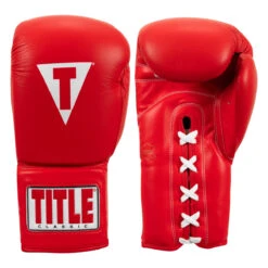 TITLE Classic Leather Lace Training Gloves 2.0 -Top Boxing Store ctsgl2 rd 01