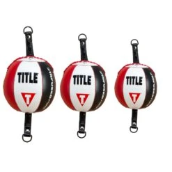 TITLE Boxing Infused Foam Double End Bags -Top Boxing Store debif rd wh bk 1