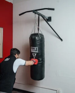 TITLE Boxing Deluxe Wall Mount Pull-Up Bar & Bag Hanger -Top Boxing Store dwmpub 1