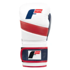 Fighting Dual Strap Training Gloves 2.0 -Top Boxing Store fdstg2 wh rd bl 03