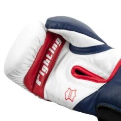 Fighting Dual Strap Training Gloves 2.0 -Top Boxing Store fdstg2 wh rd bl 05
