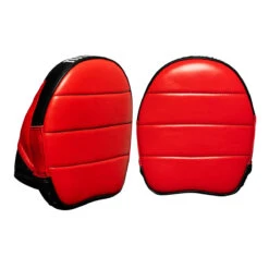 TITLE Boxing Fighting Fresh Leather Punch Mitts -Top Boxing Store ffpm bk rd 3