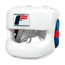 Fighting Leather No Contact Headgear -Top Boxing Store ffshg2 wh 1