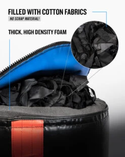 TITLE Boxing Fiber Flex Angle Heavy Bag -Top Boxing Store fiberflex diagram