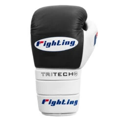 Fighting Tri-Tech Tenacious Lace Training Gloves -Top Boxing Store fs3ttgl bk wh 003