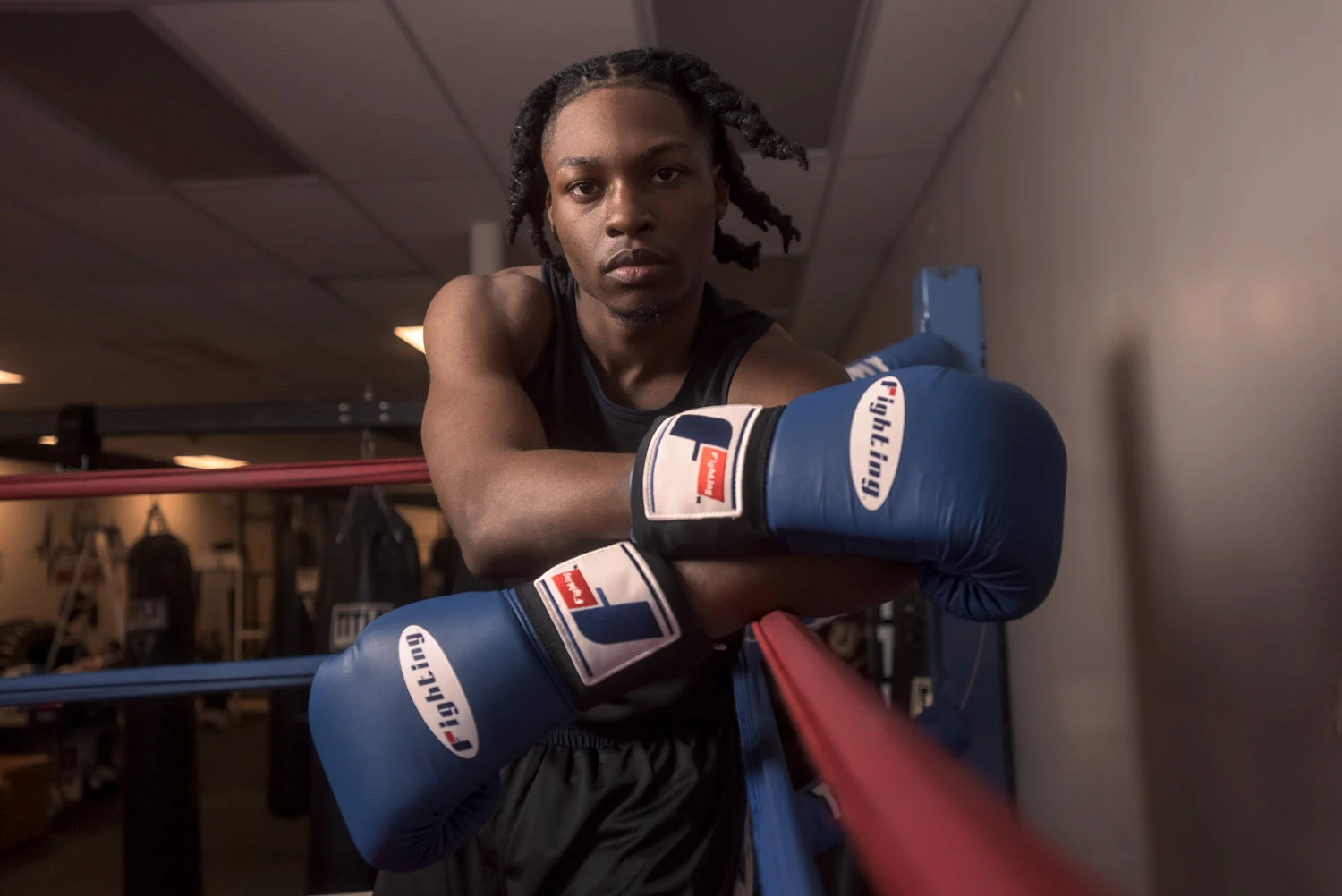 Fighting USA Boxing Competition Gloves - Elastic 2 Fighting USA Boxing Competition Gloves - Elastic - Image 2