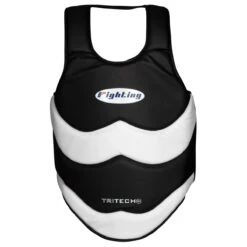Fighting Tri-Tech Body Protector -Top Boxing Store fspbp bk wh 2