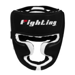 Fighting S2 GEL Power Full Training Headgear -Top Boxing Store fspghgf bk wh 2 2