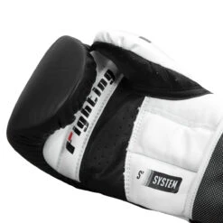 Fighting S2 GEL Power Sparring Gloves -Top Boxing Store fspgsg bk wh 005