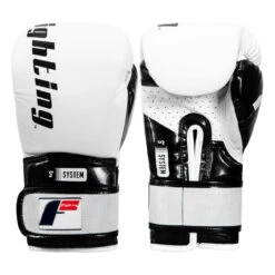Fighting S2 GEL Power Training Gloves -Top Boxing Store fspgtg wh bk 0001