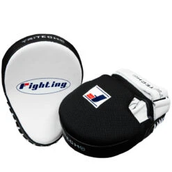 Fighting Tri-Tech Curved Mitts -Top Boxing Store fsppm wh bk 4