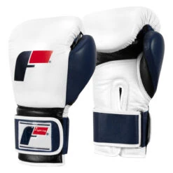 Fighting Force Leather Bag Gloves -Top Boxing Store ftgfbg wh bl bk 2 1